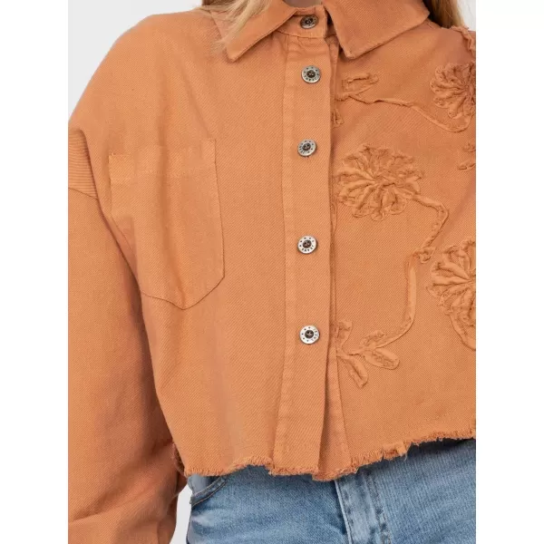  Dámská bunda RUE PARIS IT-KR-FL9993.77 DARK ORANGE 