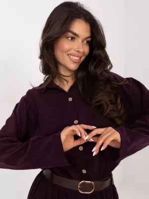 Dámská košile ITALY MODA IT-KS-22390.81 DARK PURPLE