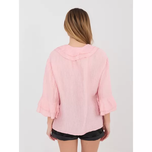  Dámská košile ITALY MODA IT-KS-81863.11P BRIGHT PINK 