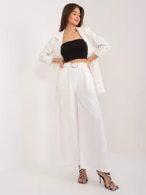 Dámské kalhoty ITALY MODA DHJ-SP-5583.97 ECRU
