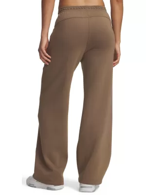 Dámské tepláky UNDER ARMOUR UNSTOPPABLE FLC OPEN PANT 6013522-219 HNĚDÁ