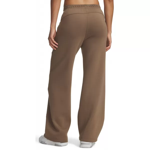  Dámské tepláky UNDER ARMOUR UNSTOPPABLE FLC OPEN PANT 6013522-219 HNĚDÁ 