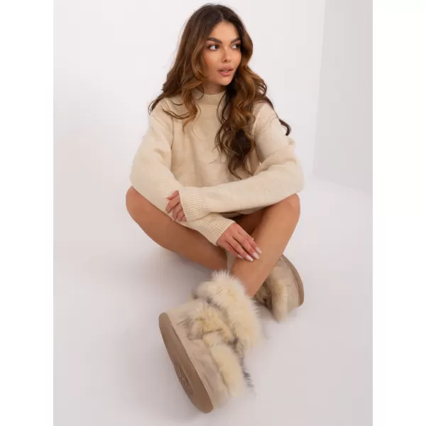  Dámské šaty RUE PARIS LC-SK-0568.01P LIGHT BEIGE 