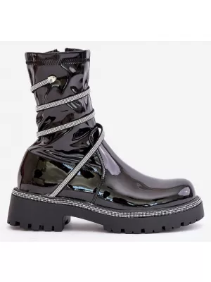 Dámské kotníkové boty BOTO 52079/CLS-307 BLACK