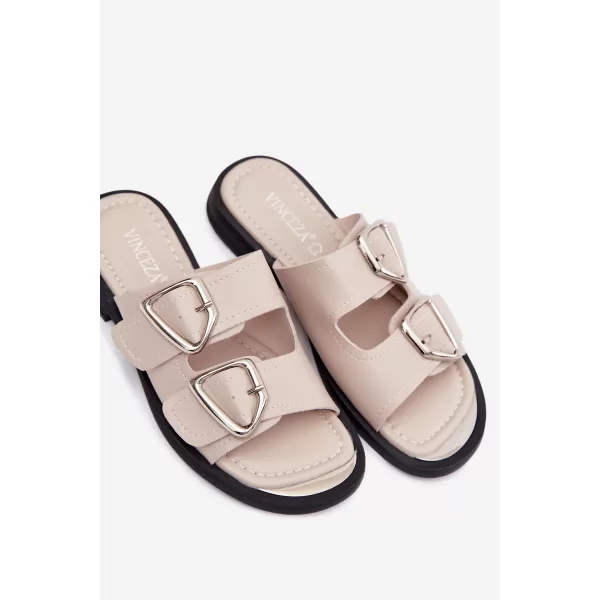  Dámské pantofle VINCEZA 62304 BEIGE 