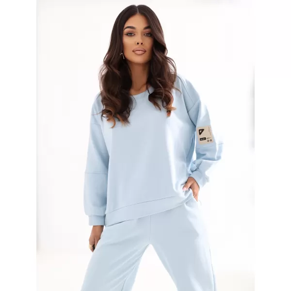  Dámský komplet RUE PARIS RV-KMPL-A1279.82 LIGHT BLUE 