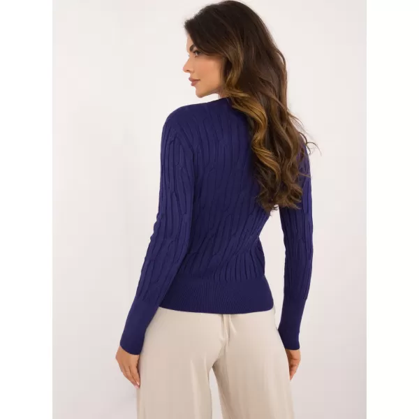  Dámský svetr WOOL FASHION ITALIA AT-SW-2338-2.00 NAVY 