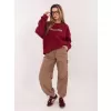 Dámská mikina RUE PARIS RV-BL-A1036.47 BURGUNDY