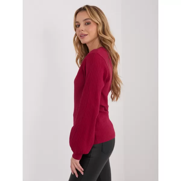  Dámská halenka RUE PARIS RV-BZ-A1051.96 BURGUNDY 