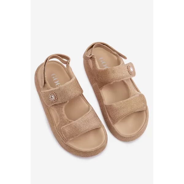  Dámské sandály GOE TT2N4101 BEIGE 