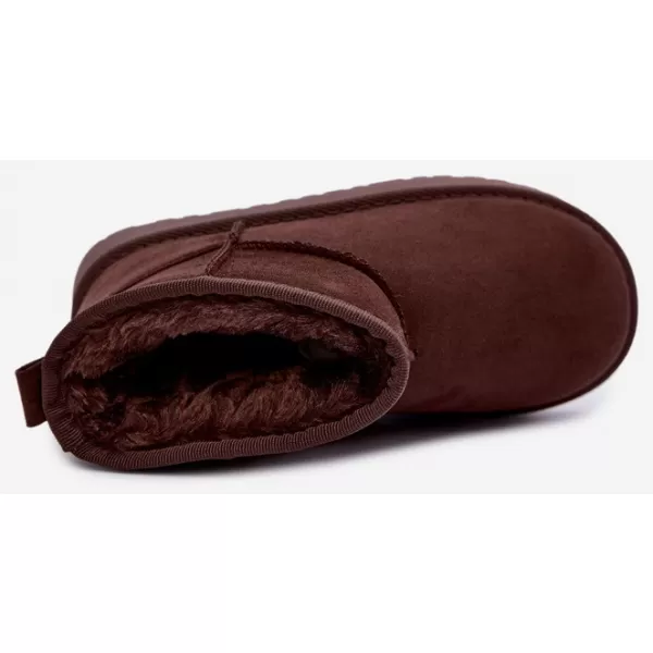  Dětské sněhule BOTO 40412-3D CHOCOLATE 