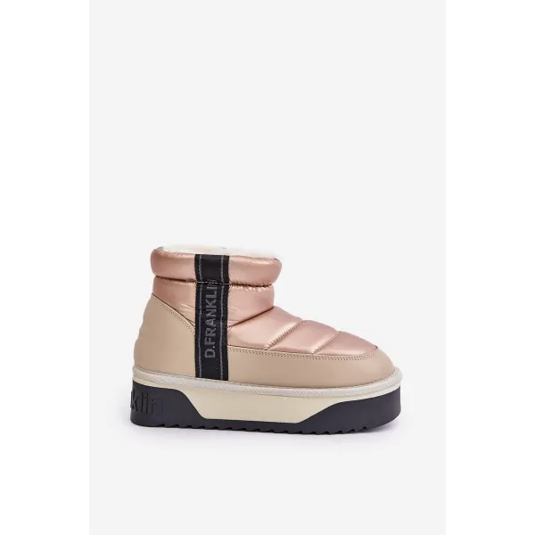  Dámské sněhule D.FRANKLIN DFSH371010 BEIGE 