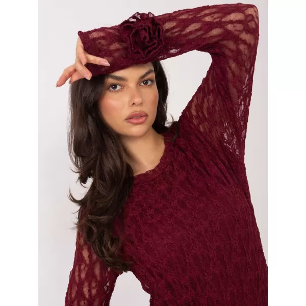  Dámská halenka ITALY MODA IT-BZ-9950.79 BURGUNDY 