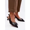 Dámské sandály D&A 42761-19 BLACK
