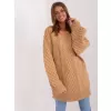 Dámský svetr WOOL FASHION ITALIA AT-SW-2367-2.64P CAMEL