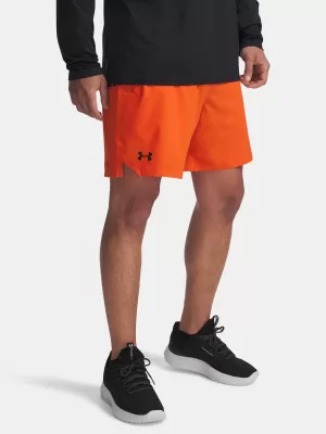 Pánské kraťasy UNDER ARMOUR VANISH WOVEN 6IN SHORTS 1373718-844 ORANŽOVÁ