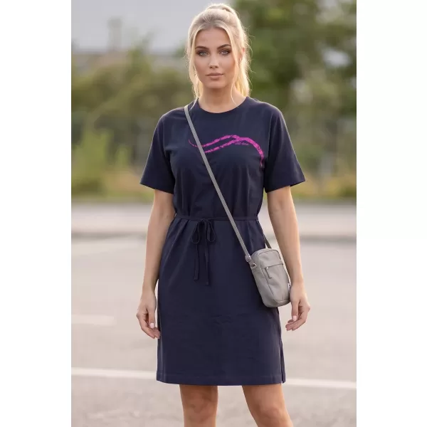  Dámské šaty ALTISPORT ALW001816 NÁMOŘNÍ MODRÁ 