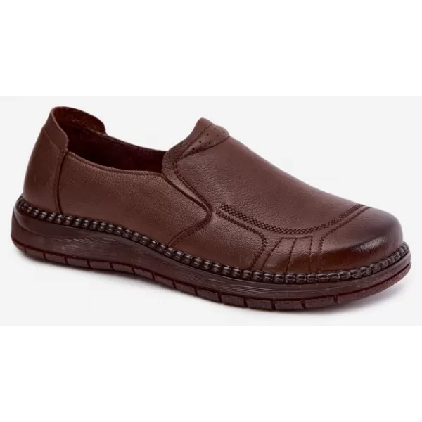  Dámské polobotky VINCEZA 107241 BROWN 