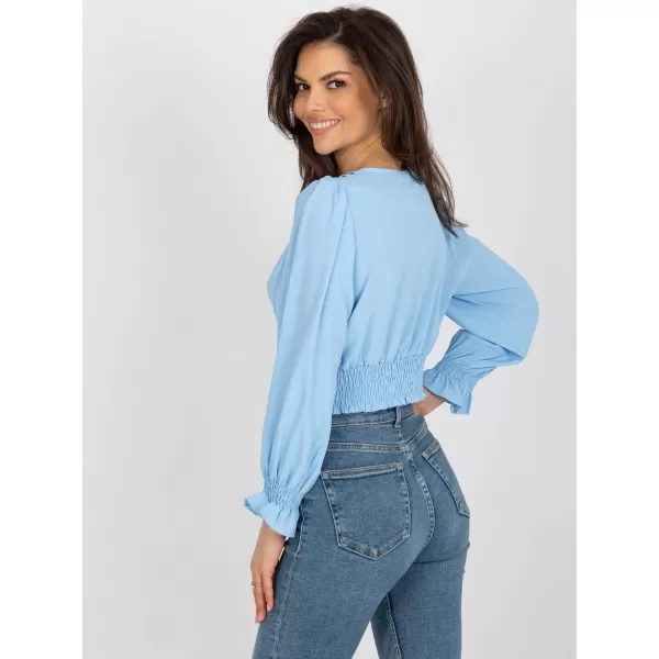  Dámská halenka ITALY MODA DHJ-BZ-13866.92P LIGHT BLUE 