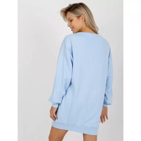  Dámská mikina EX MODA EM-BL-U719.82P LIGHT BLUE 