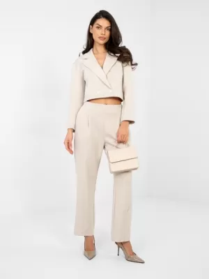 Dámský komplet RUE PARIS IT-KMPL-22255.20 BEIGE