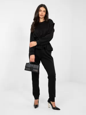 Dámský komplet RUE PARIS IT-KMPL-22239.03 BLACK