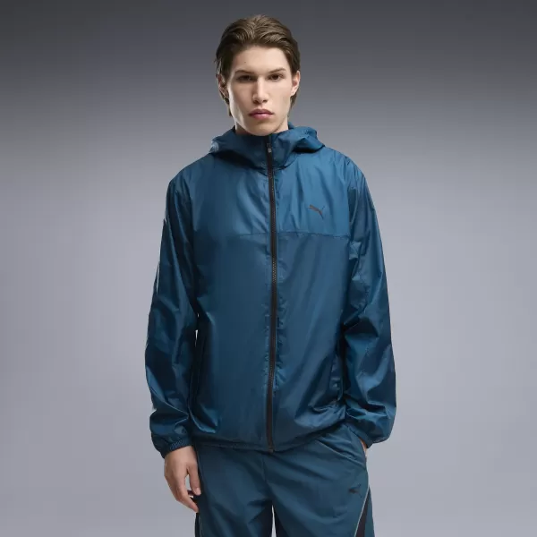  Pánská bunda PUMA ESS REGULAR WINDBREAKER 68462536 MIDNIGHT PETROL 