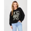 Dámská mikina RUE PARIS IT-BL-22183.27P BLACK