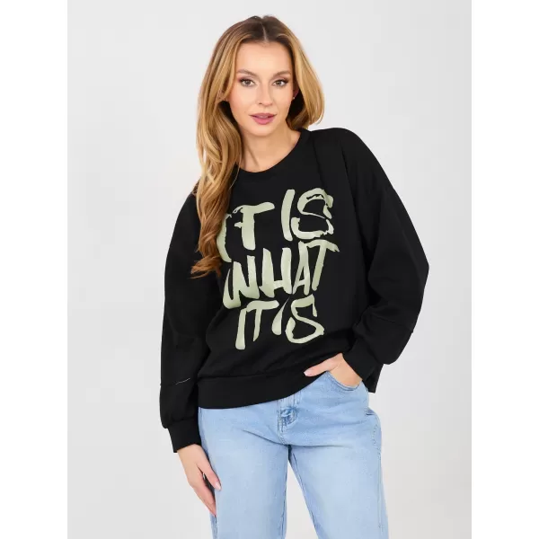  Dámská mikina RUE PARIS IT-BL-22183.27P BLACK 