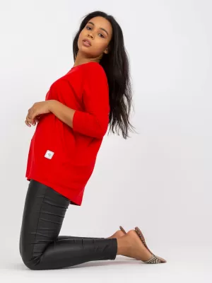 Dámská halenka RELEVANCE RV-BZ-3770.92 DARK RED