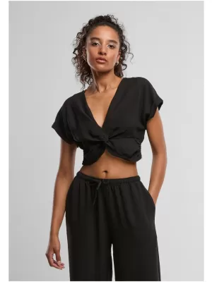 Dámský top URBAN CLASSICS TB8277-00007 BLACK