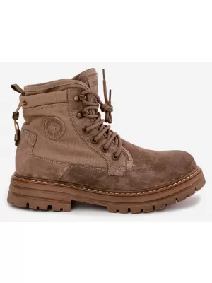 Pánské kotníkové boty BIG STAR SHOES UU174253 BEIGE