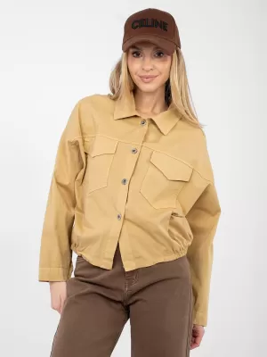 Dámská košile RUE PARIS IT-KS-FL9273.29 CAMEL
