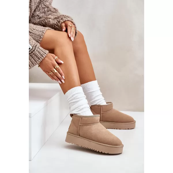  Dámské sněhule BOTO NN604 KHAKI 