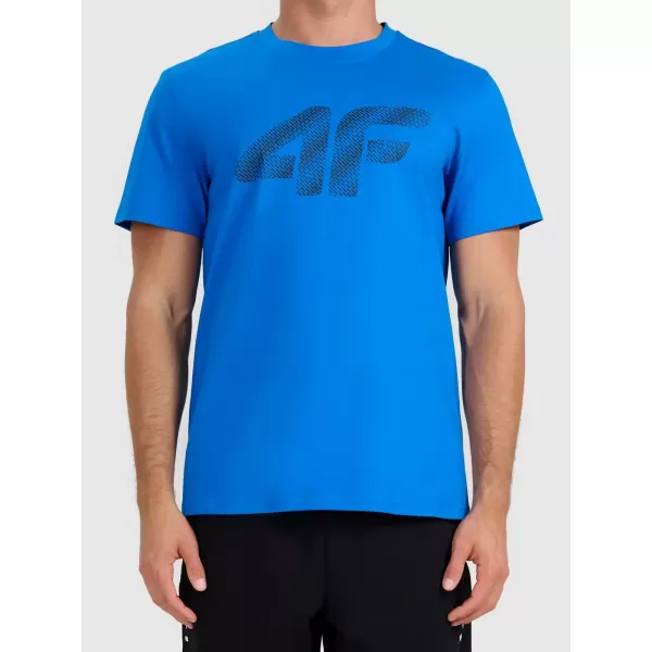  Pánské triko 4F 4FWMM00TTSHM3342 BLUE 