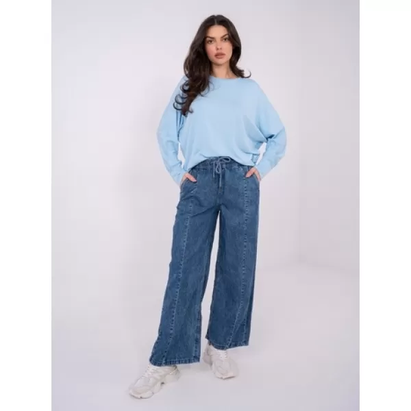  Dámské kalhoty SUBLEVEL D80038BB62627M327 DARK BLUE 