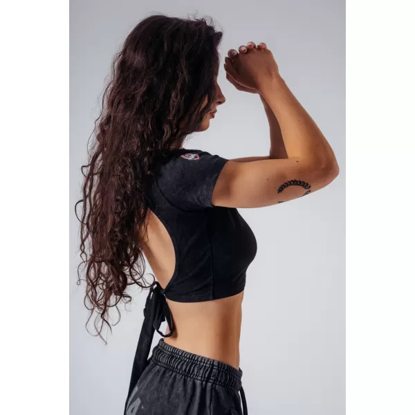  Dámské triko NEBBIA OLYMPIA OPEN-BACK 938 BLACK 