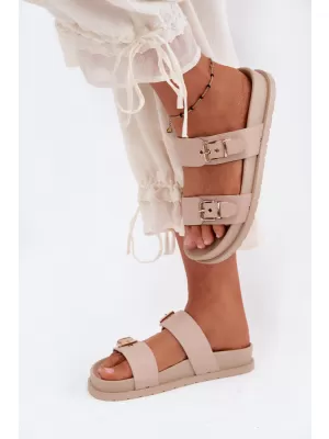 Dámské pantofle BOTO LS-873-02 BEIGE
