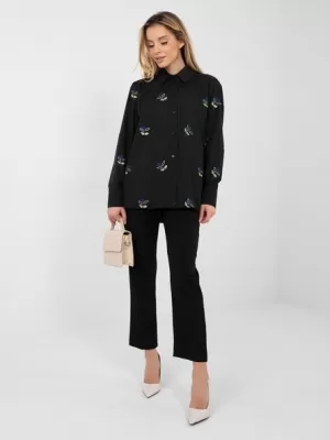 Dámská košile LAKERTA LK-KS-510154.90 BLACK