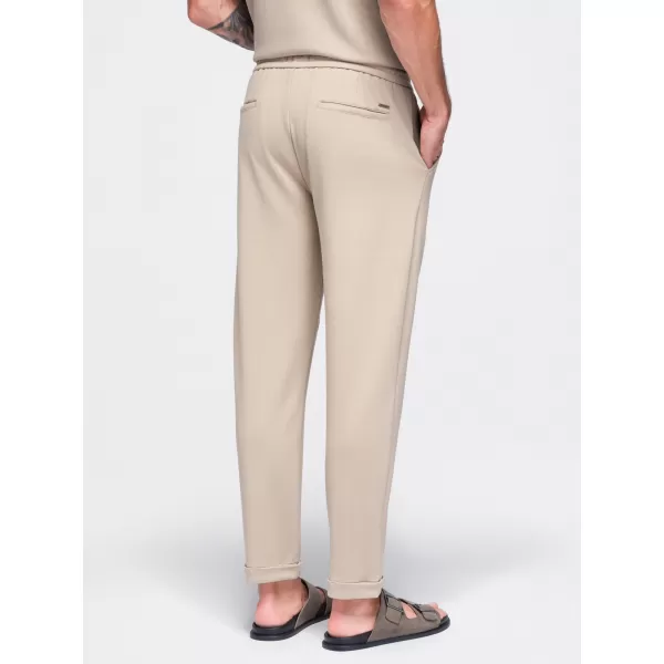  Pánské kalhoty OMBRE OM-PACP-0306 BEIGE 