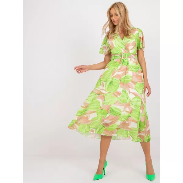  Dámské šaty ITALY MODA DHJ-SK-15967.54P BRIGHT GREEN 