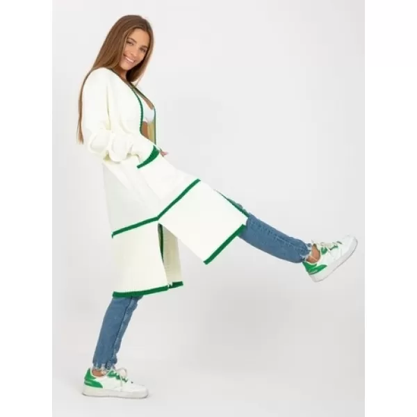  Dámský svetr RUE PARIS LC-SW-0340.42P WHITE-GREEN 