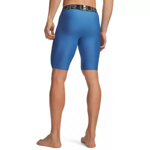  Pánské kraťasy UNDER ARMOUR UA HG ARMOUR LNG SHORTS 1361602-430 MODRÁ 