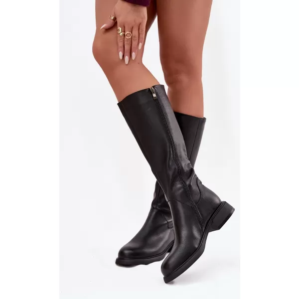  Dámské kozačky S.BARSKI JC62-1036 Black 