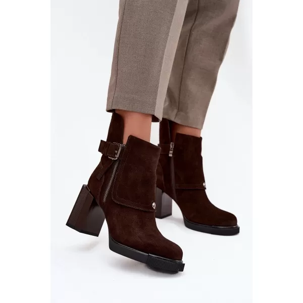 Dámské kozačky VINCEZA 91152 CHOCOLATE 