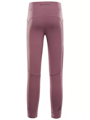 Dětské legíny ALPINE PRO GEMSO GRAPE NECTAR