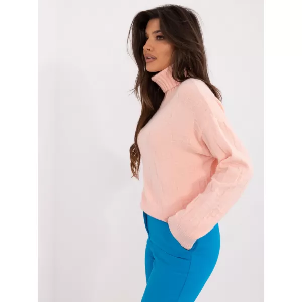  Dámský svetr WOOL FASHION ITALIA AT-SW-2342-1.35 PEACH 