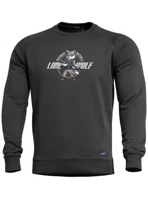 Pánská mikina PENTAGON HAWK SWEATER LONE WOLF K09019-LO BLACK