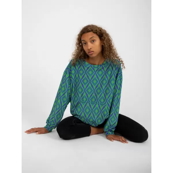  Dámská mikina RUE PARIS RV-BL-8188.50 GREEN 