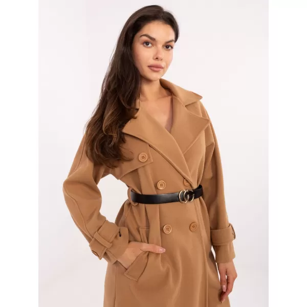  Dámský kabát RUE PARIS IT-PL-FL5712.84 CAMEL 